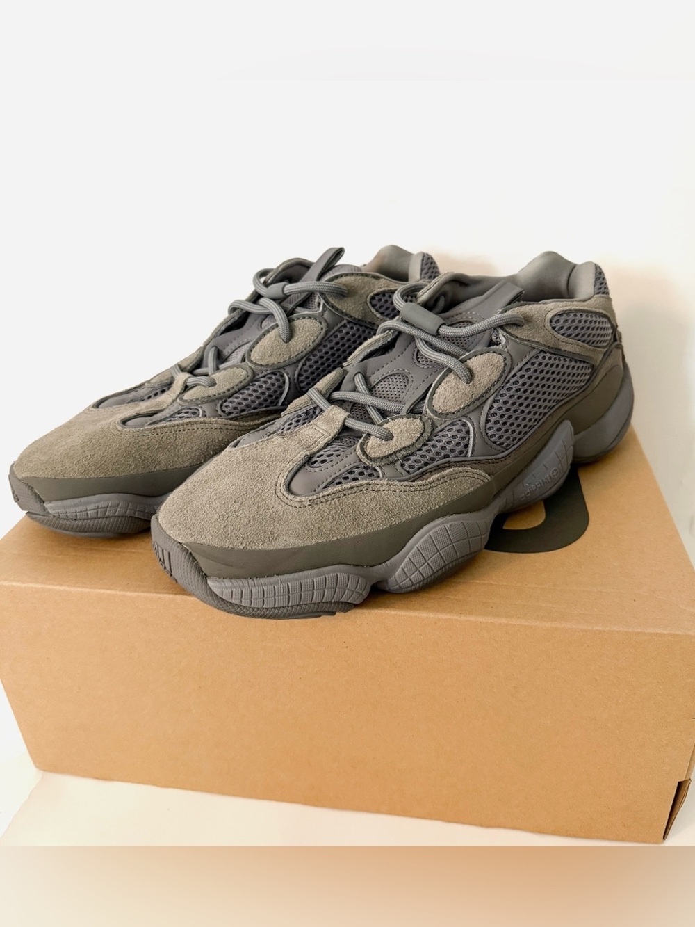 adidas Men's Chunky Suede & Mesh Sneakers - Olive